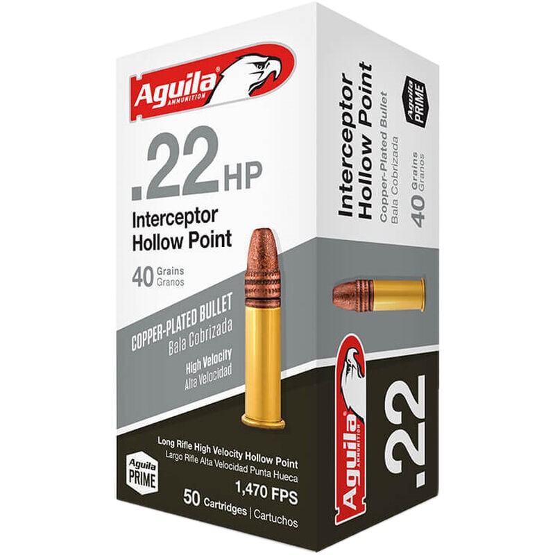 AGUILA 22LR INTCP HP 40GR 50 - Win Repeating Arms Promotion